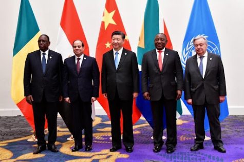 Leaders at the 2019 China-Africa Summit. 